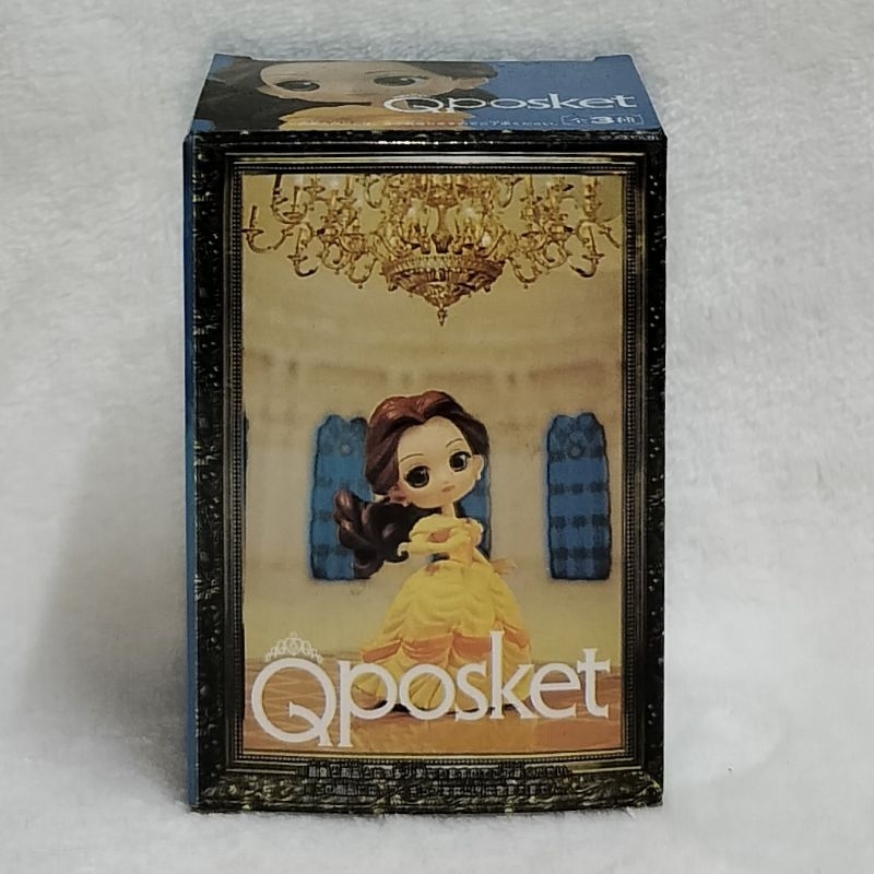 Qposket 迪士尼公主 盒玩 貝兒(非正版)(娃娃機夾取)