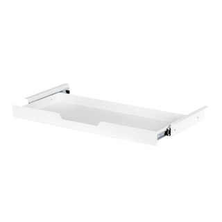 【海夫健康生活館】Backbone Desk Drawer 極簡輕量 桌下抽屜(磨砂白)