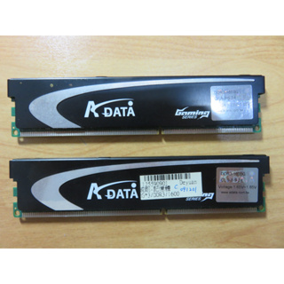 D.桌上型電腦記憶體- ADATA 威剛 DDR3-1600雙通道 2G*2共4GB 散熱片 不分售 直購價70