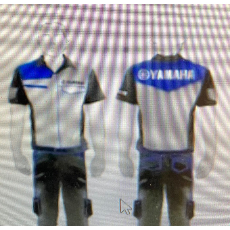 YAMAHA 工作服 短袖 工作維修制服 新款排汗 藍色