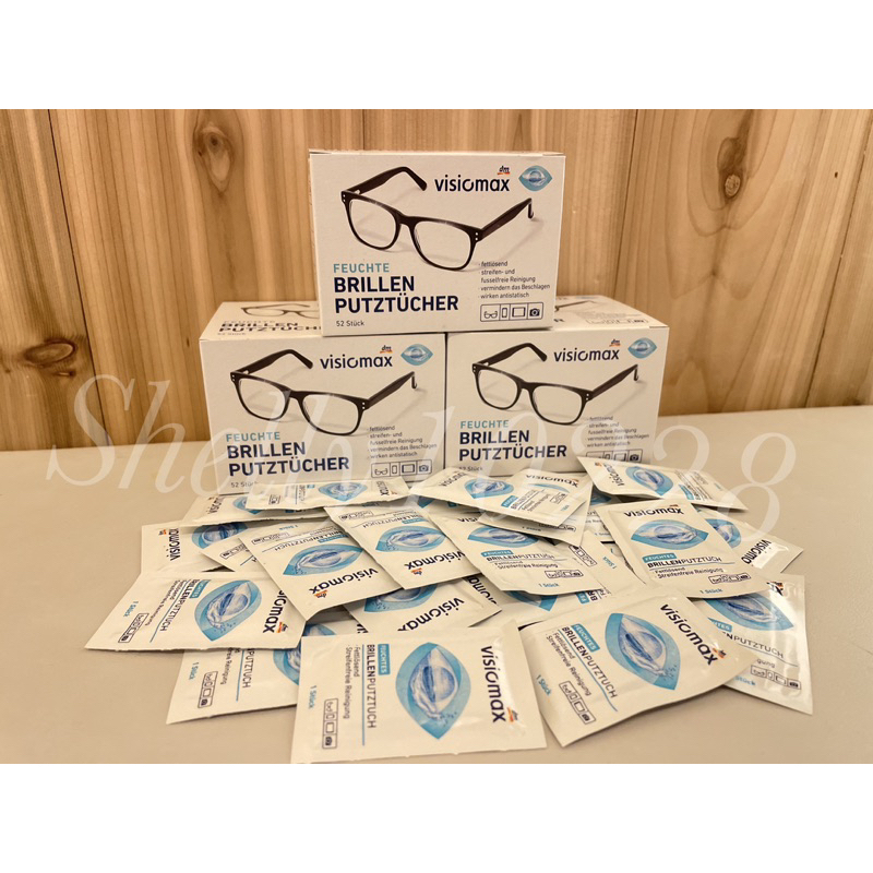 《雪莉企業社》現貨 🇩🇪德國dm visiomax  拋棄式拭鏡布 眼鏡布 免運