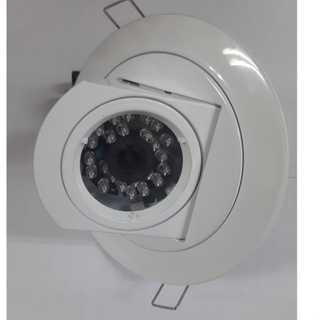 偽裝 崁燈型針孔 12顆微奈米燈 仿燈具 200萬晶片 AHD1080P 廣角 針孔攝影機 監視器