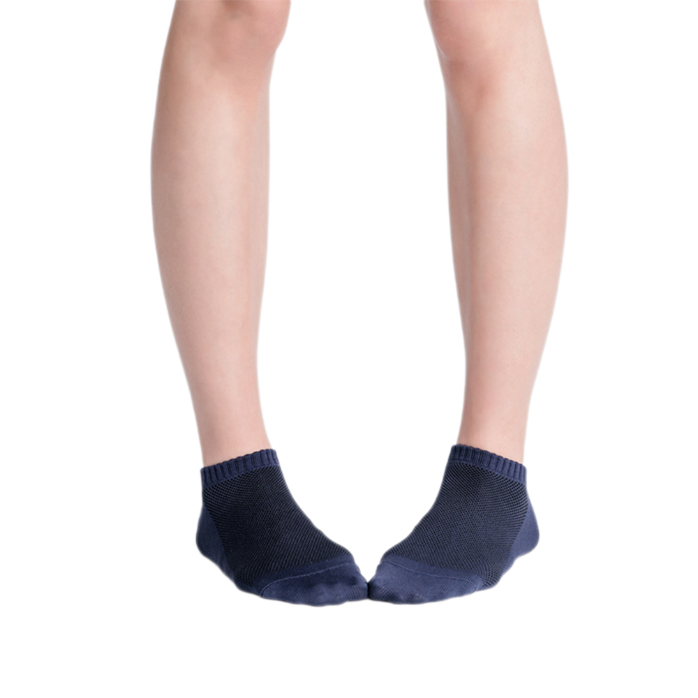 【WIWI】MIT發熱抑菌按摩船型襪(湛海藍 女M-L)0.82遠紅外線 除臭抑菌 吸濕排汗 按摩襪 發熱襪