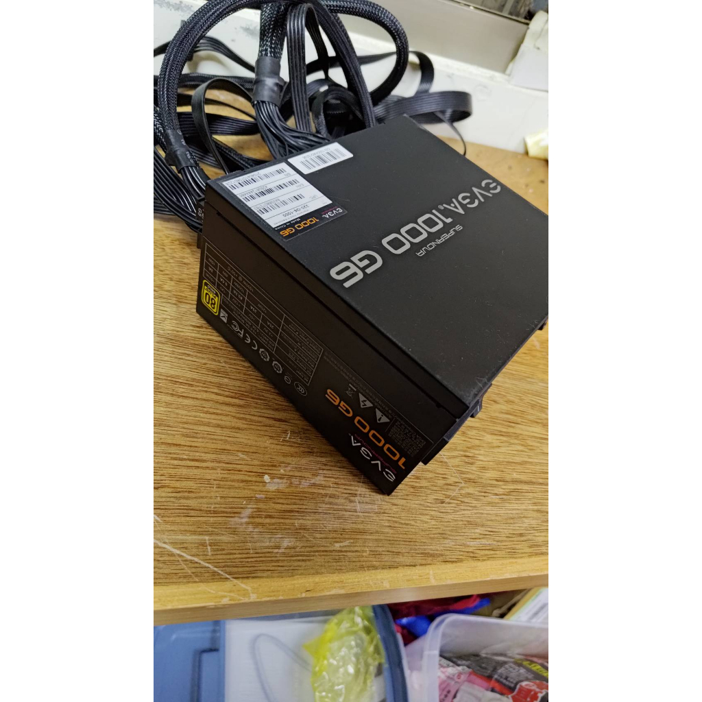 艾維克 EVGA 1000 G6 金牌 全模組 電源供應器非G5/G6海韻/海盜船/振華/1000w/850w/750讚