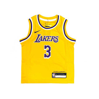 NBA 兒童球衣 Anthony Davis 湖人隊 WZ2B3BZ6P-LAKAD黃色