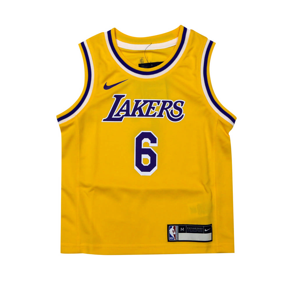 NBA 兒童球衣 LeBron James 湖人隊 WZ2B3BZ6P-LAK06 黃色