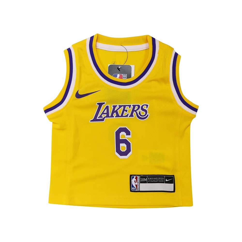 NBA 新生兒球衣 LeBron James 湖人隊 WZ2I1BZ6P-LAK06 黃色