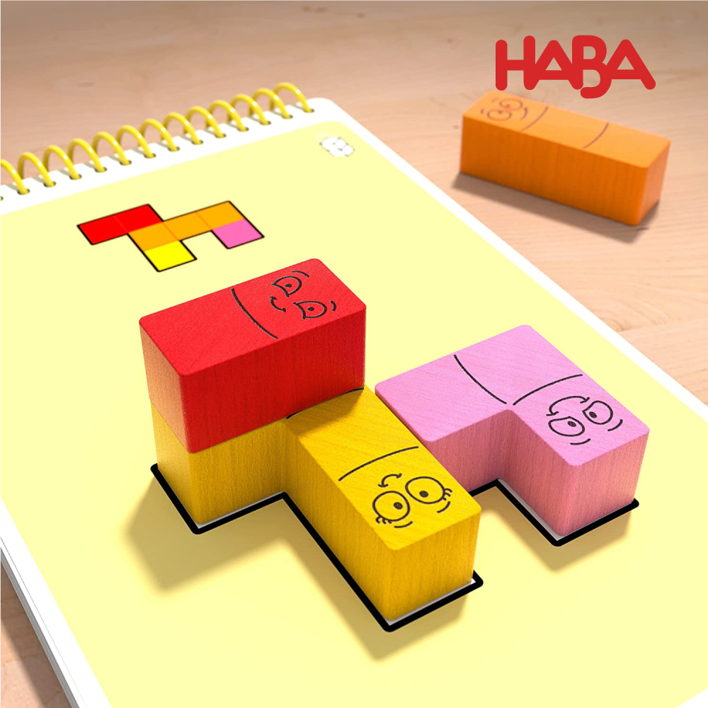【德國HABA】邏輯解鑰-快樂蟲(5歲以上) 攜帶型桌遊 邏輯解鑰 腦力開發 邏輯遊戲 童趣生活館總代理