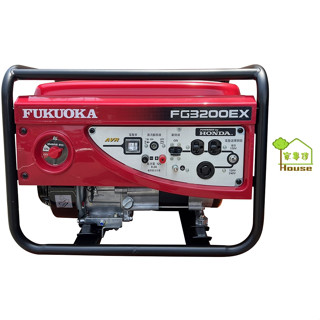 日本原裝 本田HONDA 3200W 四行程 汽油引擎發電機-手拉
