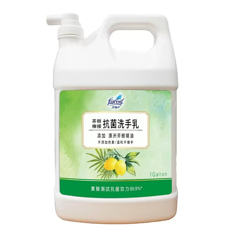 [🐰Bunny買好市多costco代購] 花仙子 茶樹檸檬抗菌洗手乳 3.8公升