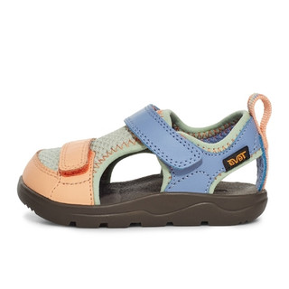 TEVA 童鞋 Hurricane Seekado 中童 護趾運動涼鞋 粉藍色TV1124130CBSMT