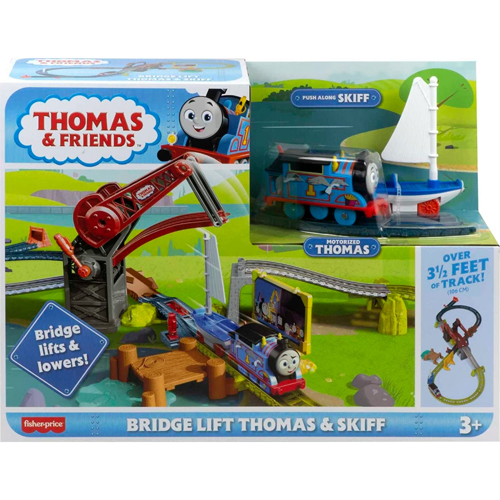 Thomas &amp; Friends 湯瑪士 電動過橋軌道遊戲組 卡通版 電動軌道遊戲組 軌道遊戲組 湯瑪士小火車 正版現貨
