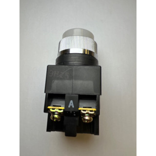 22mm 帶燈 無段 凸頭按鈕開關 日製KimDen AL22T10B5W