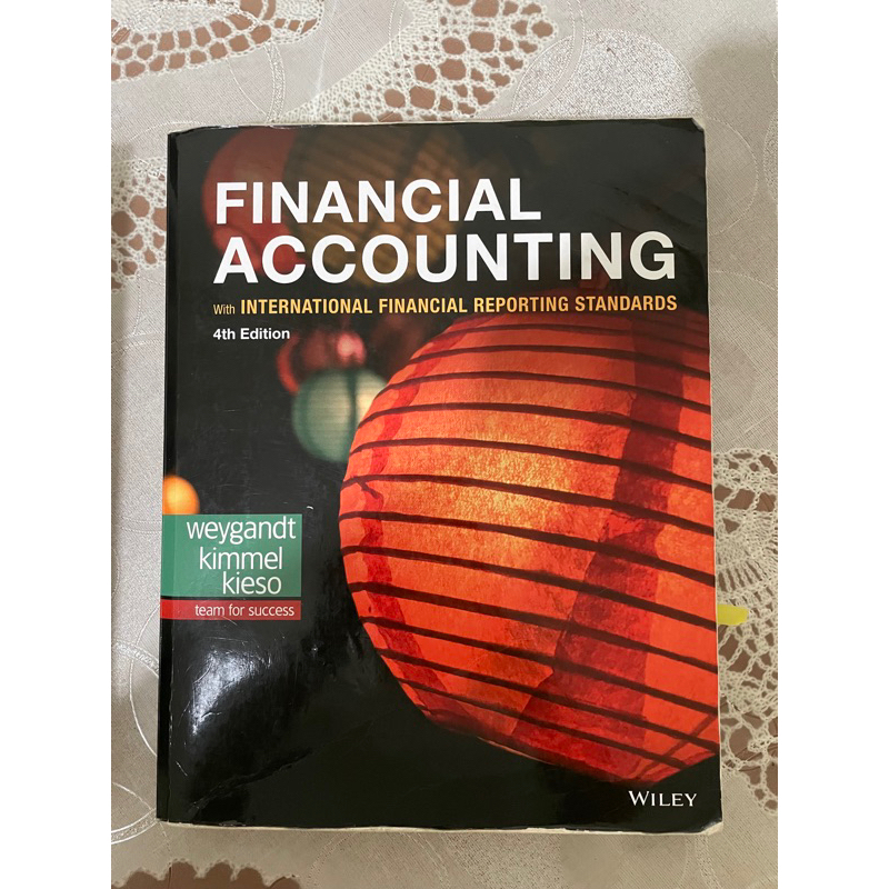 FINANCIAL ACCOUNTING 4/e Weygandt kimmel kieso 二手 初級會計