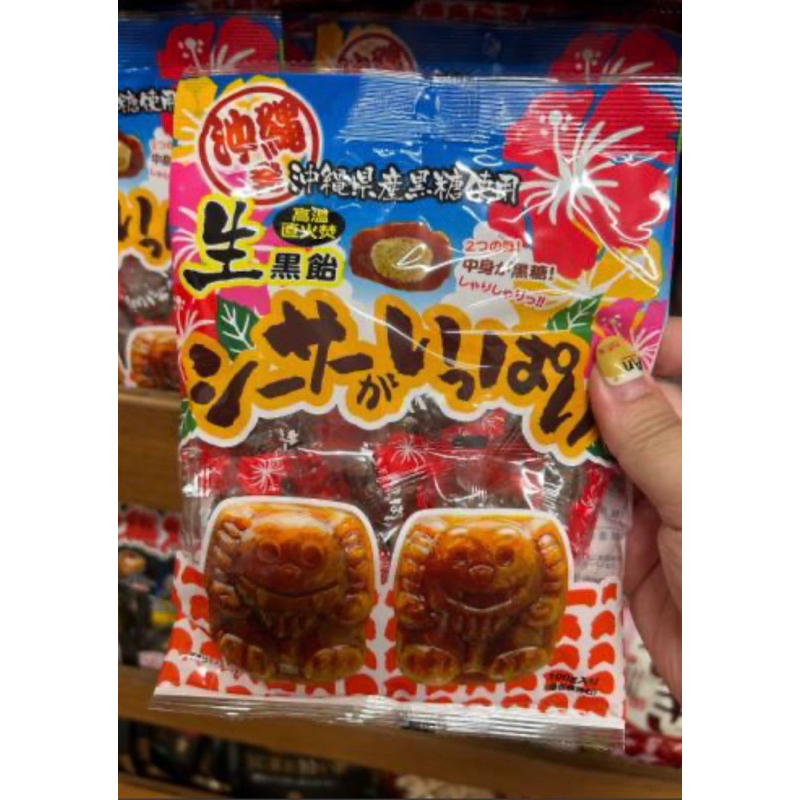 日本沖繩 風獅爺造型黑糖*20包