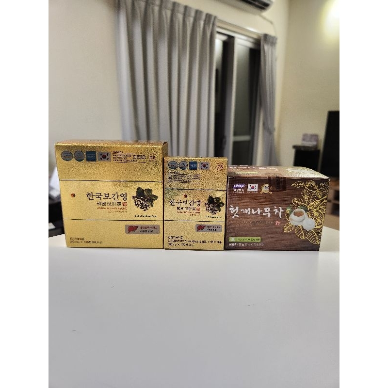 現貨 韓國 保肝靈 韓國保肝靈 國外旅遊帶回 一組120+10顆+保肝茶