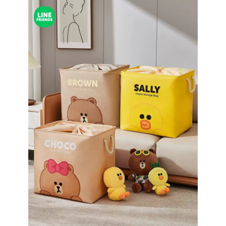 LINE FRIENDS 正版授權 收納袋 棉被收納 束口袋 衣櫃收納 娃娃收納 換季衣物 熊大 兔兔 莎莉 熊美