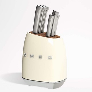 SMEG 刀座 粉藍 粉黃 原廠公司貨