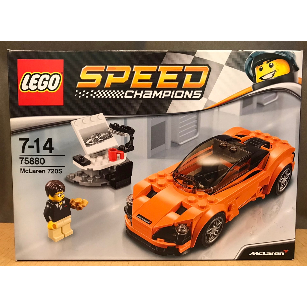 【積木2010 盒面汙損】樂高 LEGO 75880 麥拉倫 McLaren 720S/ SPEED 全新未拆