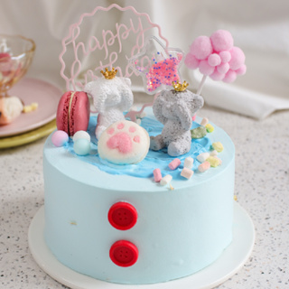 【PATIO 帕堤歐】熊熊夢遊歷險 生日蛋糕 卡通造型蛋糕 小熊蛋糕 布丁蛋糕 手工布丁 熊熊 寶寶 週歲 蛋糕 生日