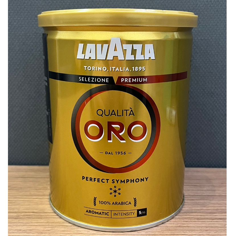 二件以上有優惠~LAVAZZA 金牌ORO咖啡粉 (QUALITA  ORO 咖啡粉) 250g罐裝微瑕疵