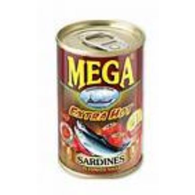 MEGA EXTRA HOT SARDINES IN TOMATO SAUCE極辣番茄沙丁魚罐 155g