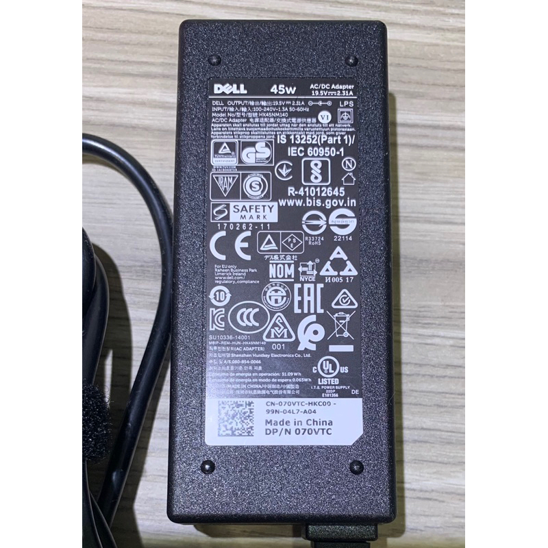 DELL 戴爾 45W 65W 90W 130W 小圓口4.5*3.0mm帶針 筆電 電源供應器 變壓器充電器 2手良品