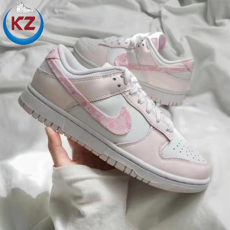 韓國代購 NIKE DUNK LOW PINK PAISLEY 變形蟲 腰果花 櫻花粉 粉色 女鞋 FD1449-100