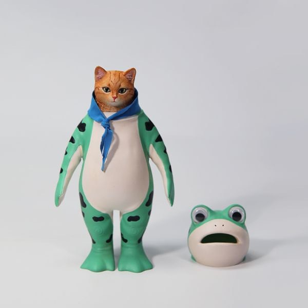 《$uper Toys》6月預購 bidToys 代理 JXK OW01 偶蛙 綠皮 橘貓 模型 公仔 青蛙 玩偶裝