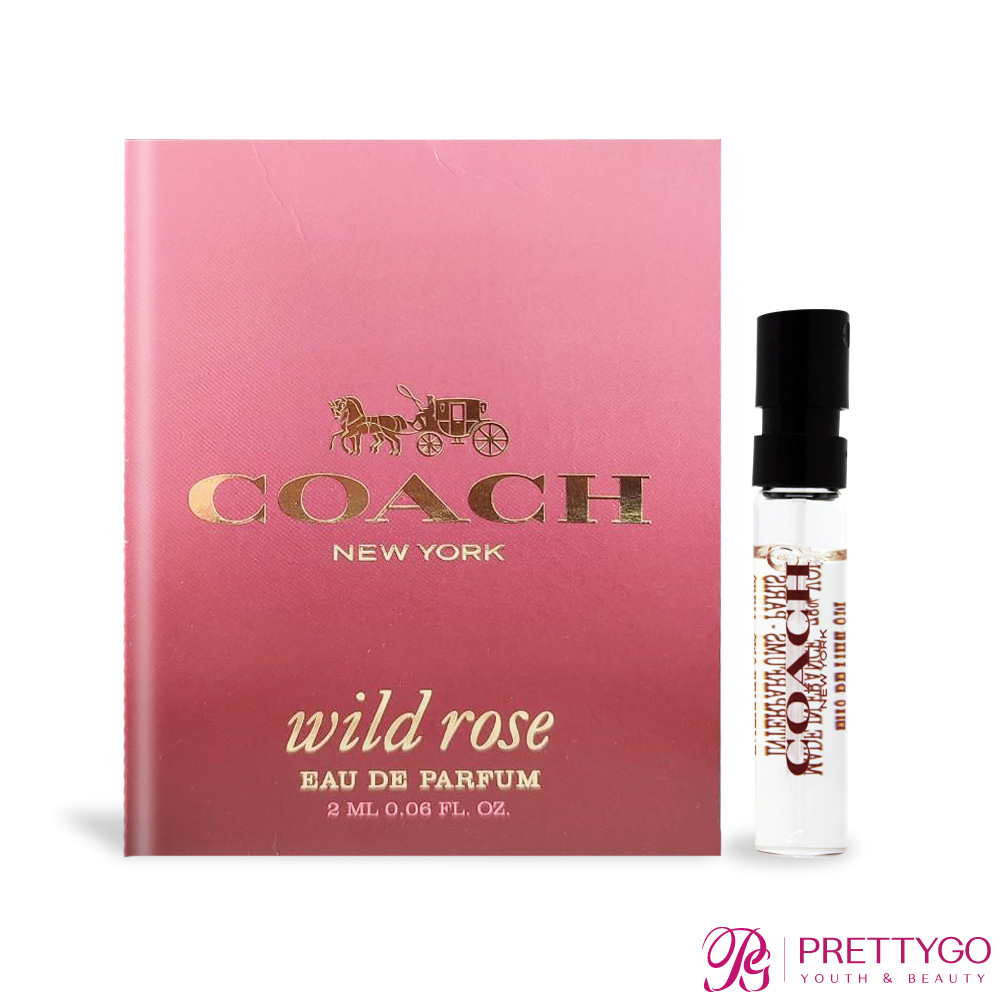 COACH 曠野玫瑰淡香精 wild rose(2ml) EDP-香水公司貨【美麗購】