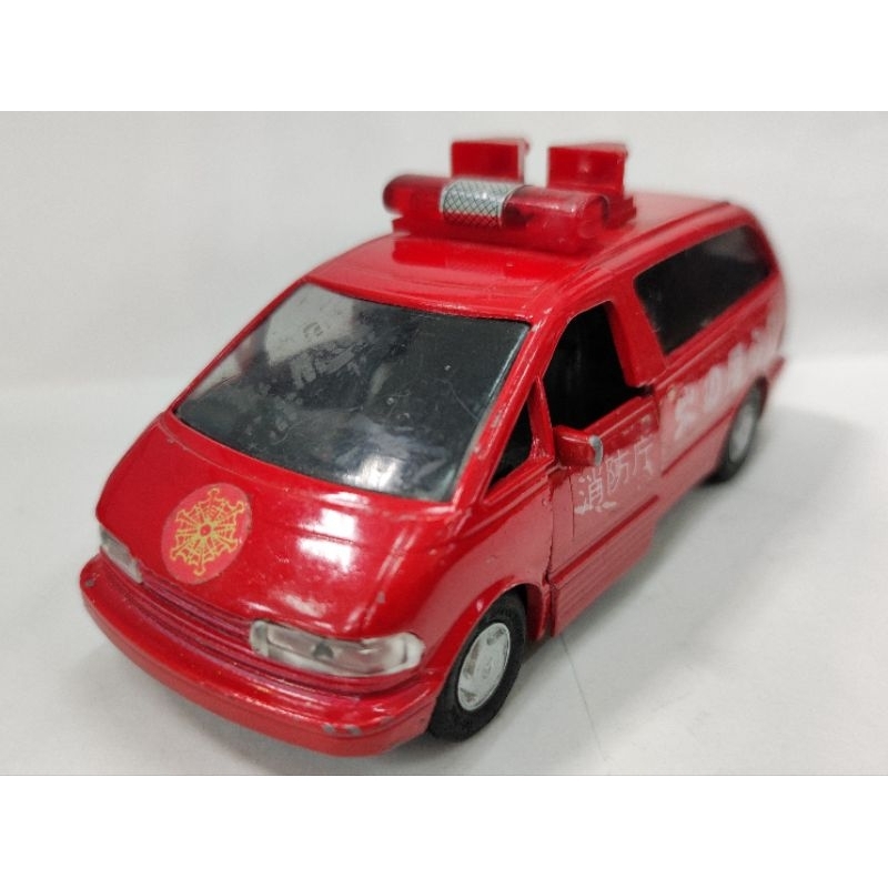 日本製 1/40 Diapet YONEZAWA Toyota Estima Fire Chief Car 消防廳