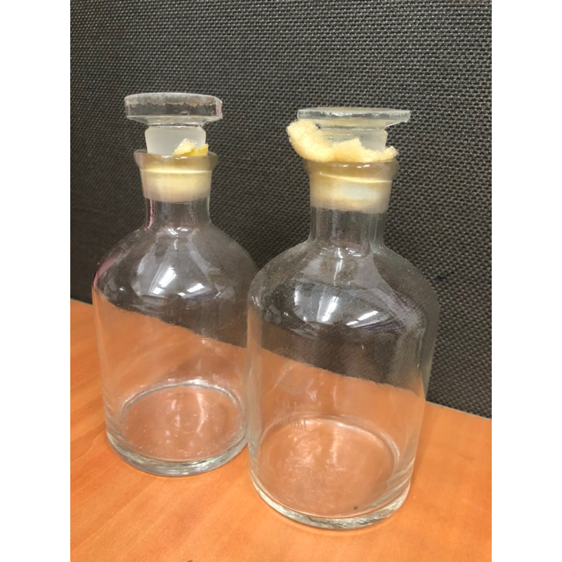 玻璃實驗瓶、玻璃瓶附蓋