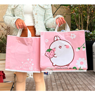 ♥現貨♥兔兔袋 可愛袋 塑膠手提袋 PE材質提袋 加厚提袋 購物袋 服飾袋 蛋糕袋 禮品袋包裝袋 環保袋