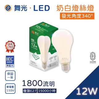 尚丞照明 廣角燈泡 LED E27 12瓦 12W 自然光 球泡 超廣角 110V