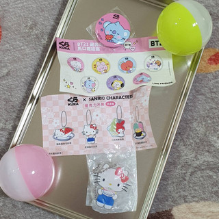 藏壽司扭蛋 BT21馬口鐵磁鐵 KOYA無尾熊 KITTY壓克力吊飾