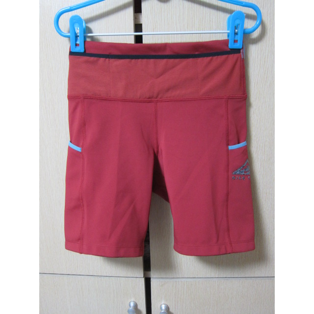 Nike Power Trail Epic Luxe DRI-FIT 中腰緊身短褲(M~暗紅~女~全新~ )