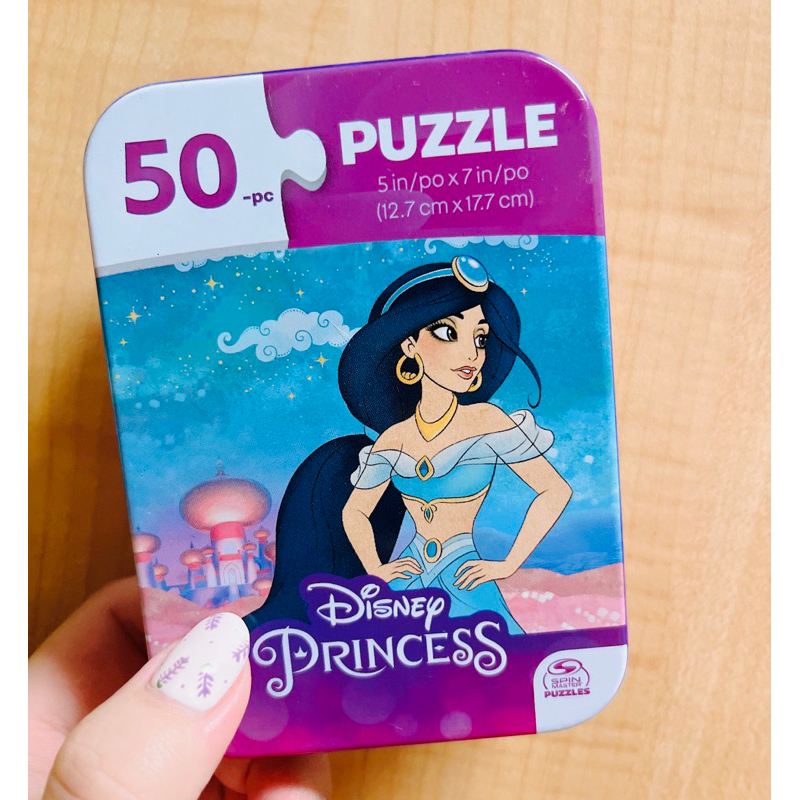 迪士尼公主拼圖 迪士尼卡通 Disney鐵盒拼圖 PUZZLE好市多 Costco迷你拼圖兒童節禮物女孩禮物兒童益智玩具