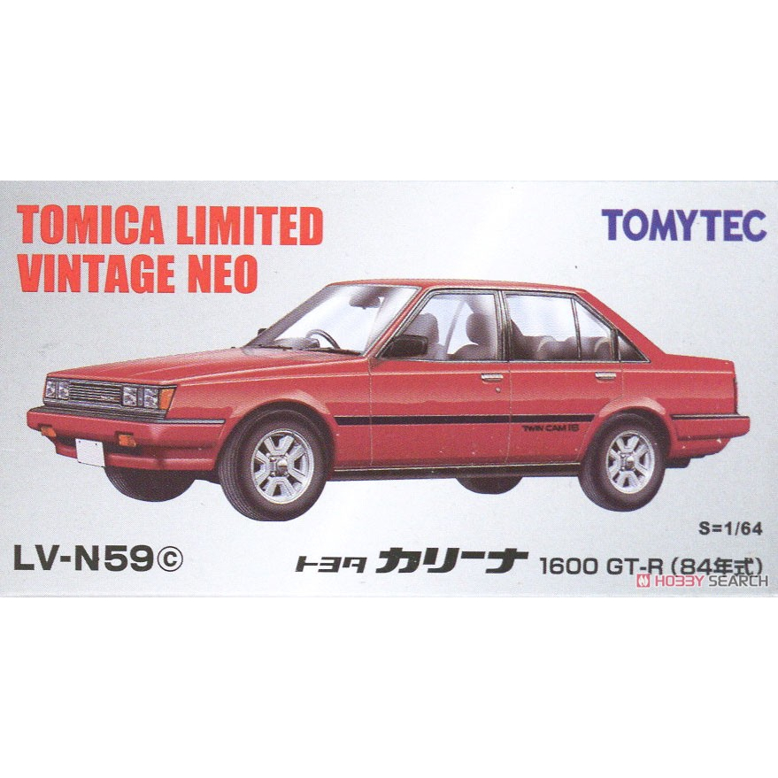 給爸分 玩具 TOMYTEC LV-N59c Toyota Carina 1600GT-R 1984 Red