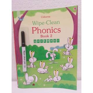 英文寫寫童書 可重複擦寫 Wipe-Clean Phonics Book 2