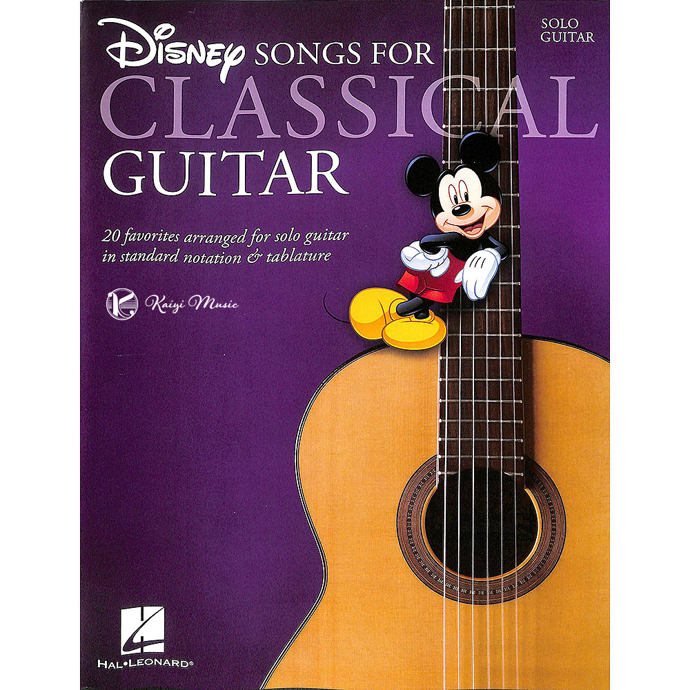 【凱翊︱HL】迪士尼經典樂曲 吉他樂譜Disney Songs for Classical Guitar