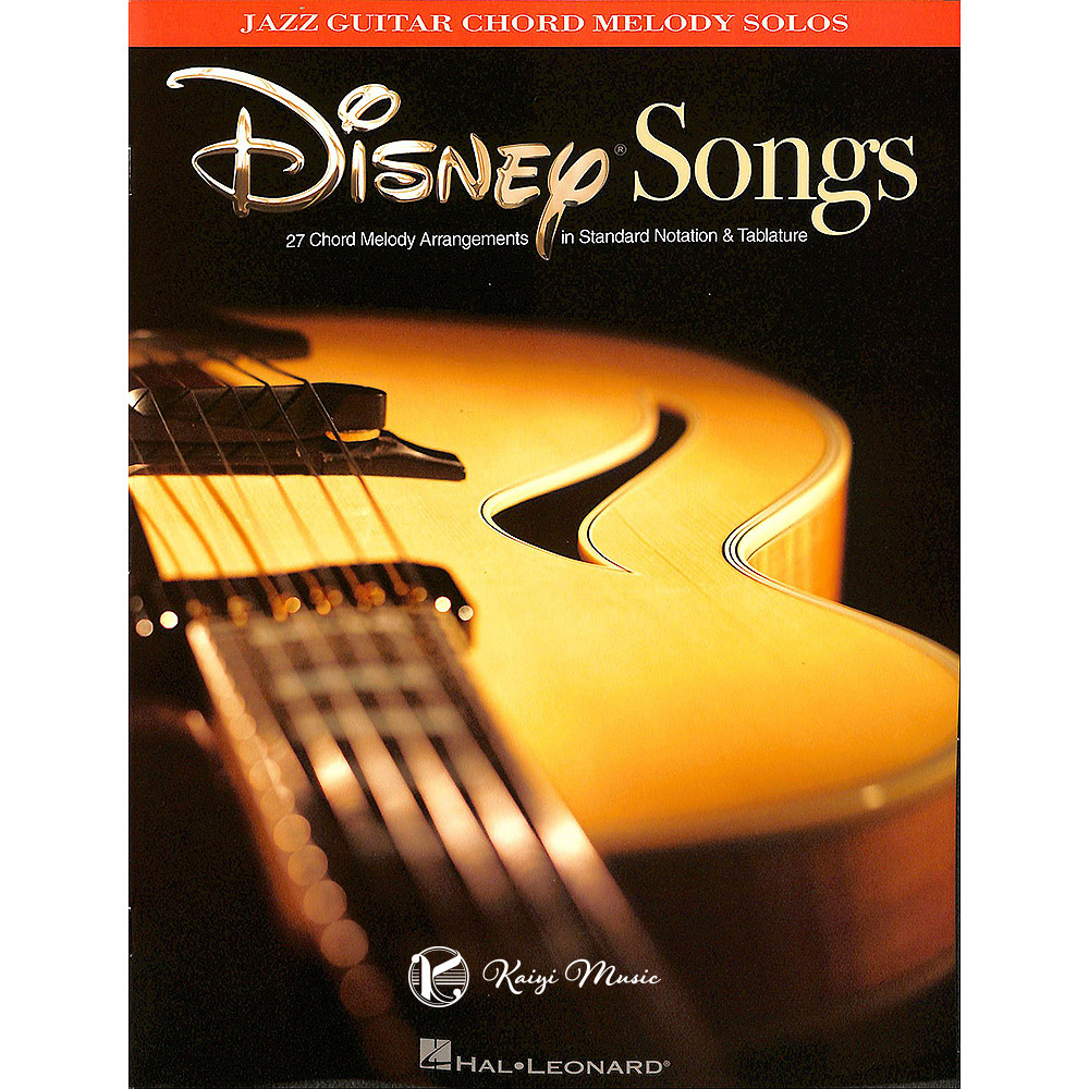 【凱翊︱HL】迪士尼 和弦與旋律 爵士吉他樂譜Disney Songs : Jazz Guitar Chord Melo