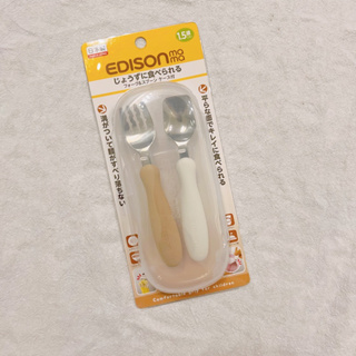 ▷▸日本代購◂◁ 現貨｜日本EDISON 不鏽鋼叉匙組 學習餐具 兒童餐具 湯匙 叉子 阿卡將 西松屋 日本製