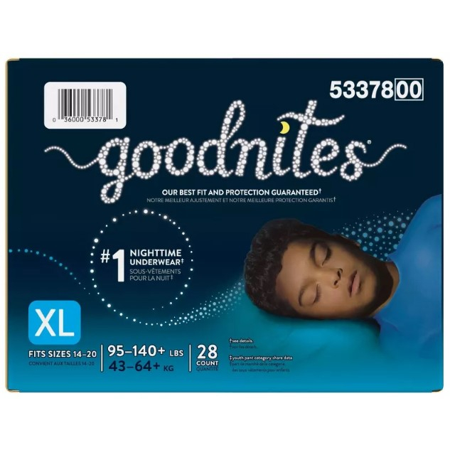【美國商城USA mall】Goodnites 晚安褲 大童款 男孩 女孩 尿片 學習褲 紙尿褲 尿布