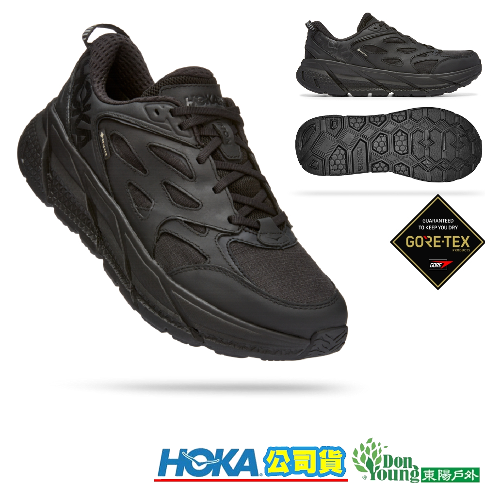 【HOKA】1129972BBLC中性款 U CLIFTON L GTX防水透氣潮流路跑鞋