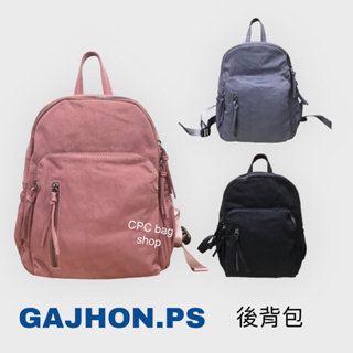 (現貨) 韓國品牌 GAJHON PS 尼龍後背包 正韓後背包 休閒後背 拉鏈款後背包 尼龍後背包 多格層 後背包