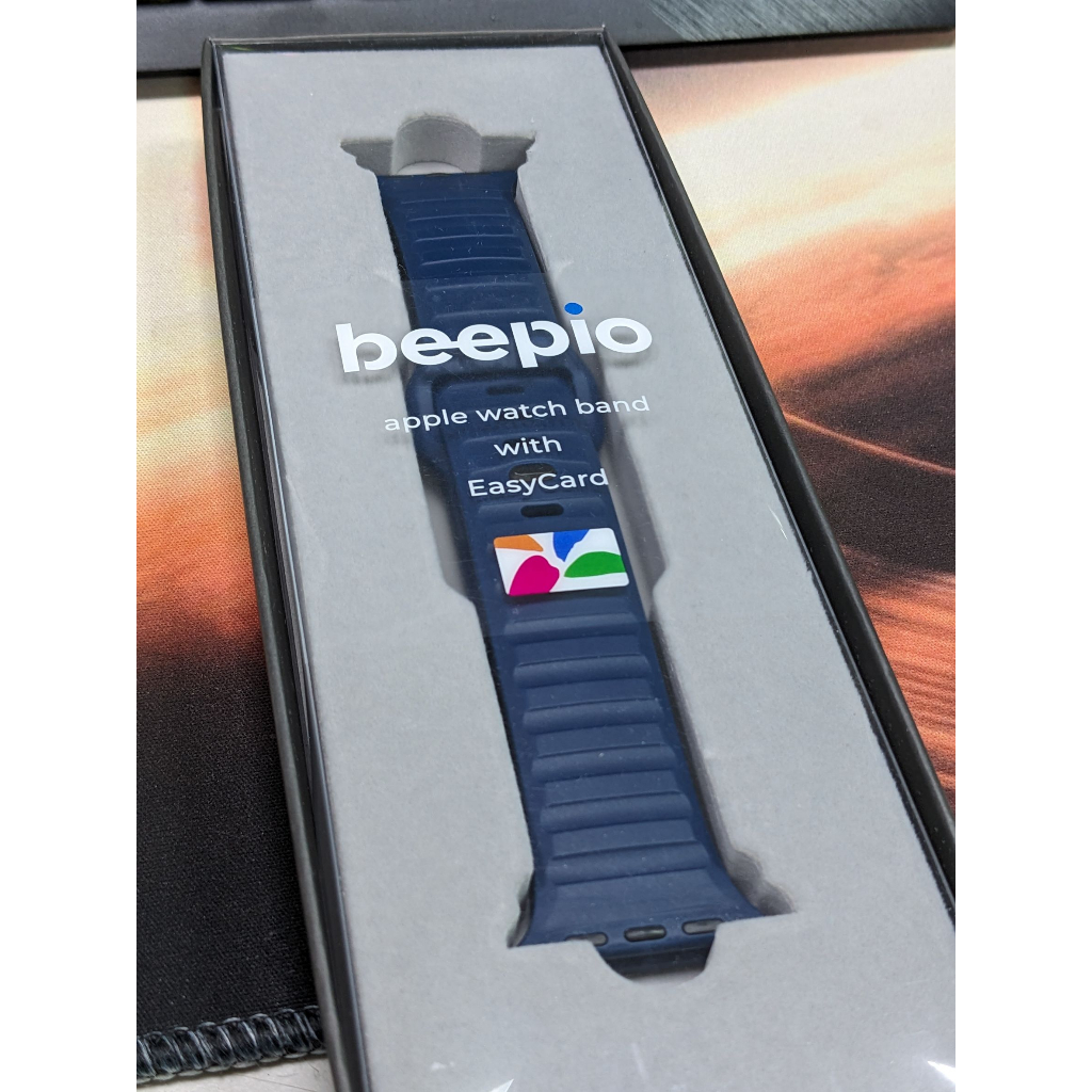 beepio 悠遊錶帶 2.0 矽膠-深海藍-大 Apple watch 錶帶