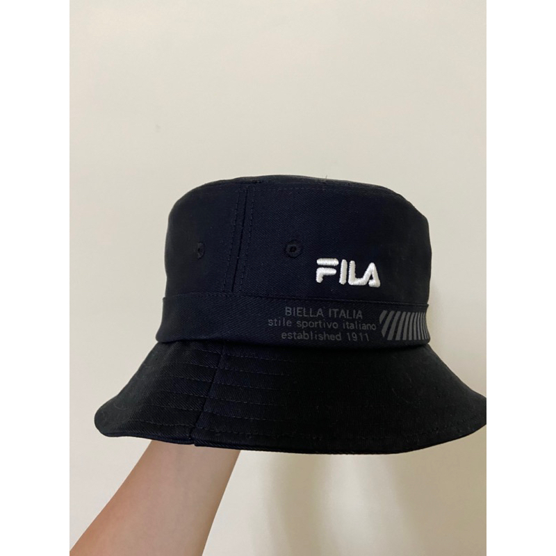 【FILA專櫃】經典款漁夫帽/筒帽 HTW-5205-BK