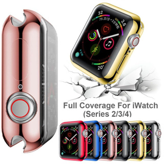 全包電鍍 手錶保護殼 適用蘋果applewatch7 1/2/3/4/5/6全包SE代保護殼iwatch防摔 蘋果手表殼