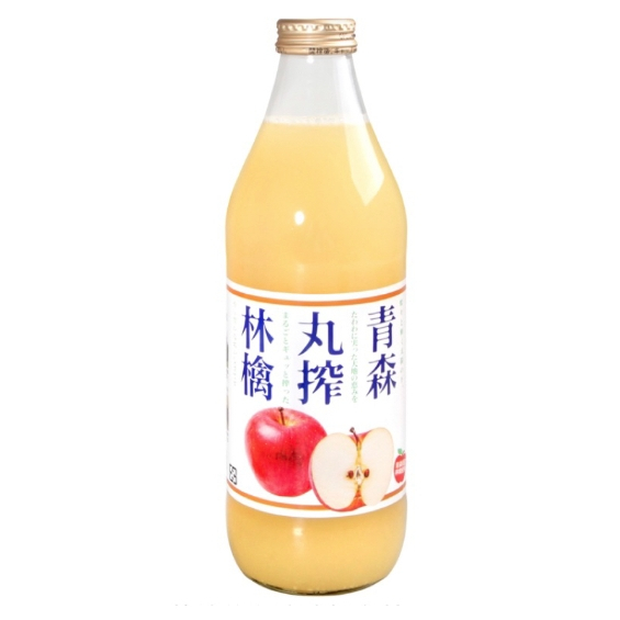 Shiny 青森丸搾蘋果汁 1000ml x6瓶/箱