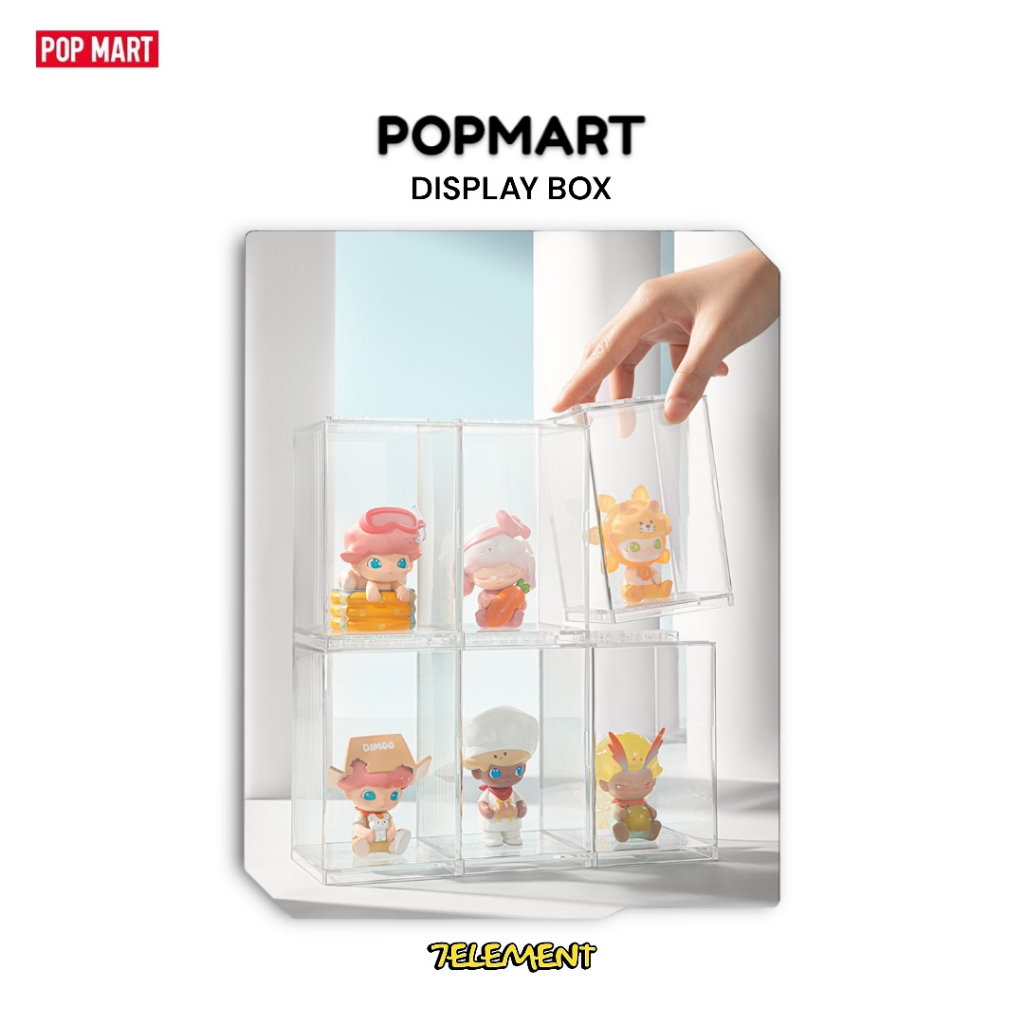 - 周邊 - 多色款式 POPMART 單體展示盒 泡泡瑪特 展示盒 集裝箱 公仔 保存盒 單抽 盲抽 潮玩 展示 娃盒